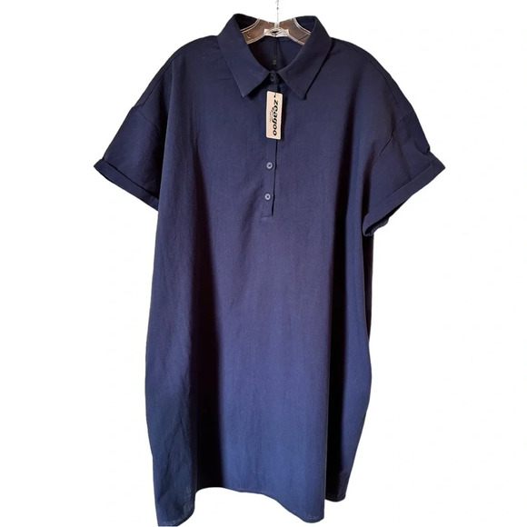 NWT Women’s A Line Casual Summer Cotton Dress - Picture 1 of 7